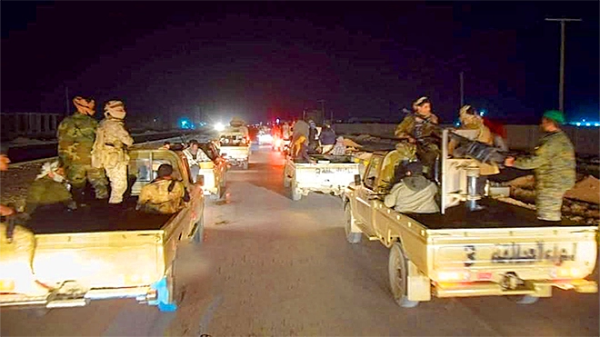 العمالقة تصد تعزيزات من مأرب إلى العبر وأنباء عن غارات للطيران السعودي